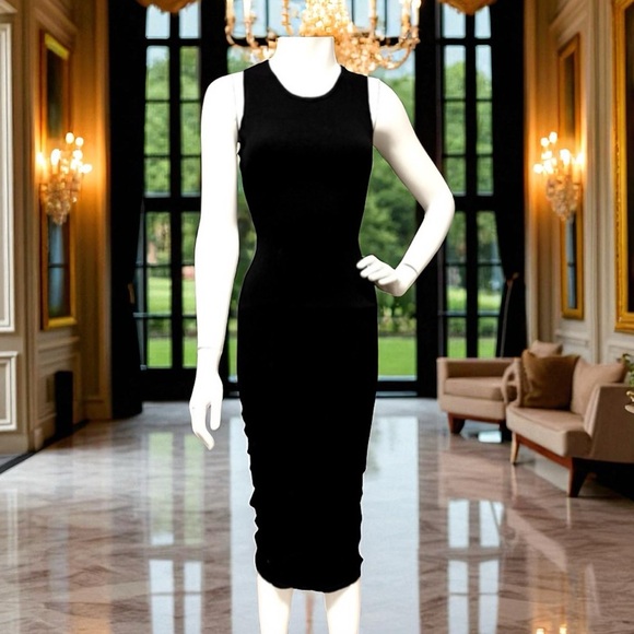 Hera Collection Dresses & Skirts - Hera Collection. Sexy Long black stretchy dress with ruched back. Size Small.NWT